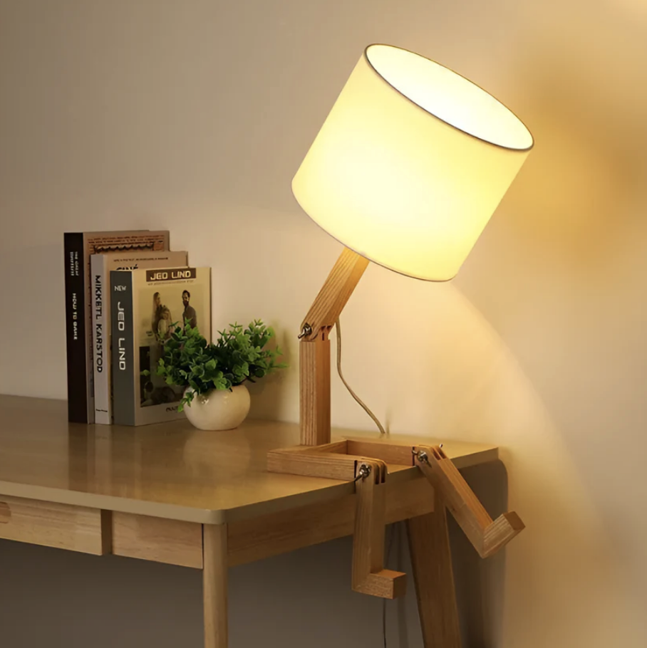 Lumibot Wooden Lamp